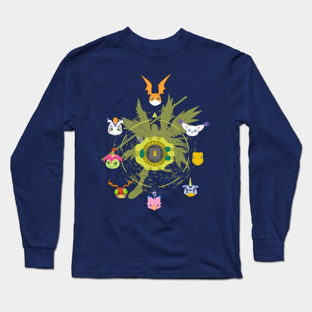 Digi Roulette, yellow Long Sleeve T-Shirt by ManuLuce